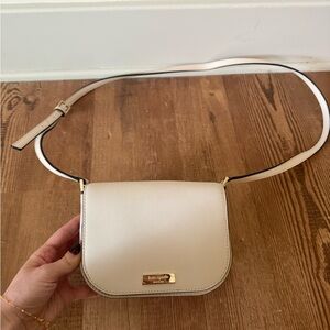 kate spade Cream Leather Crossbody